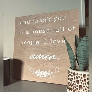 ~ Handcrafted Sign ~